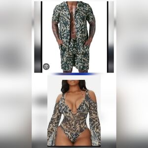 His and her blue/brown bundle